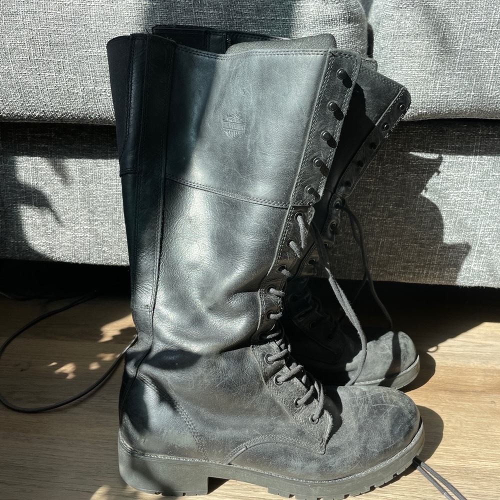 Harley Davidson Lace up Leather Boots